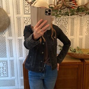 Liverpool Charcoal Denim Jacket with stretch xs